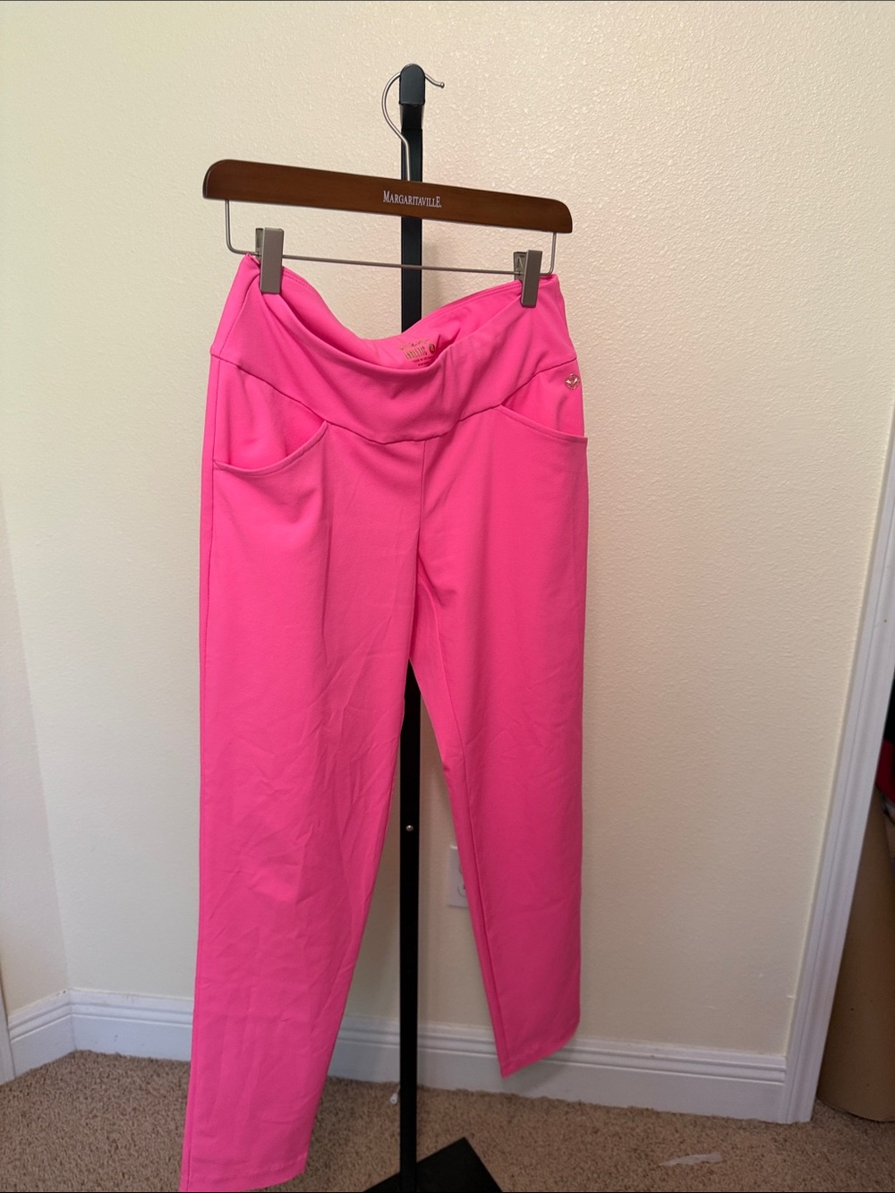 T)1. Lilly Pulitzer 🩷High-Rise Pink Women's Active Pants